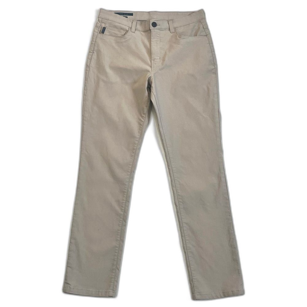 Perry Ellis Men's Beige Tan Slim Fit Business Casual Work Pants Size 32x30